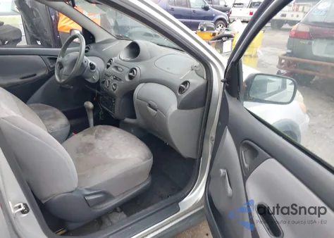 2001 Toyota Echo из США, поврежденный, VIN JTDBT123710120456